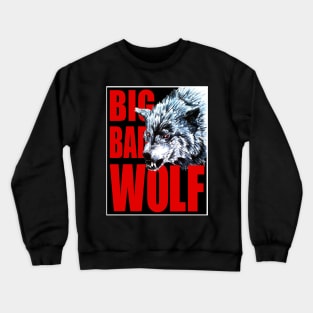 Big Bad Wolf (Red) Crewneck Sweatshirt